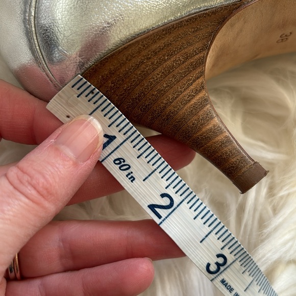 Missoni Leather Metalic Silver Lace-Up Booties 38 - Picture 13 of 14